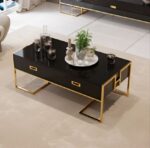 Modern Coffee Table - Black Gold